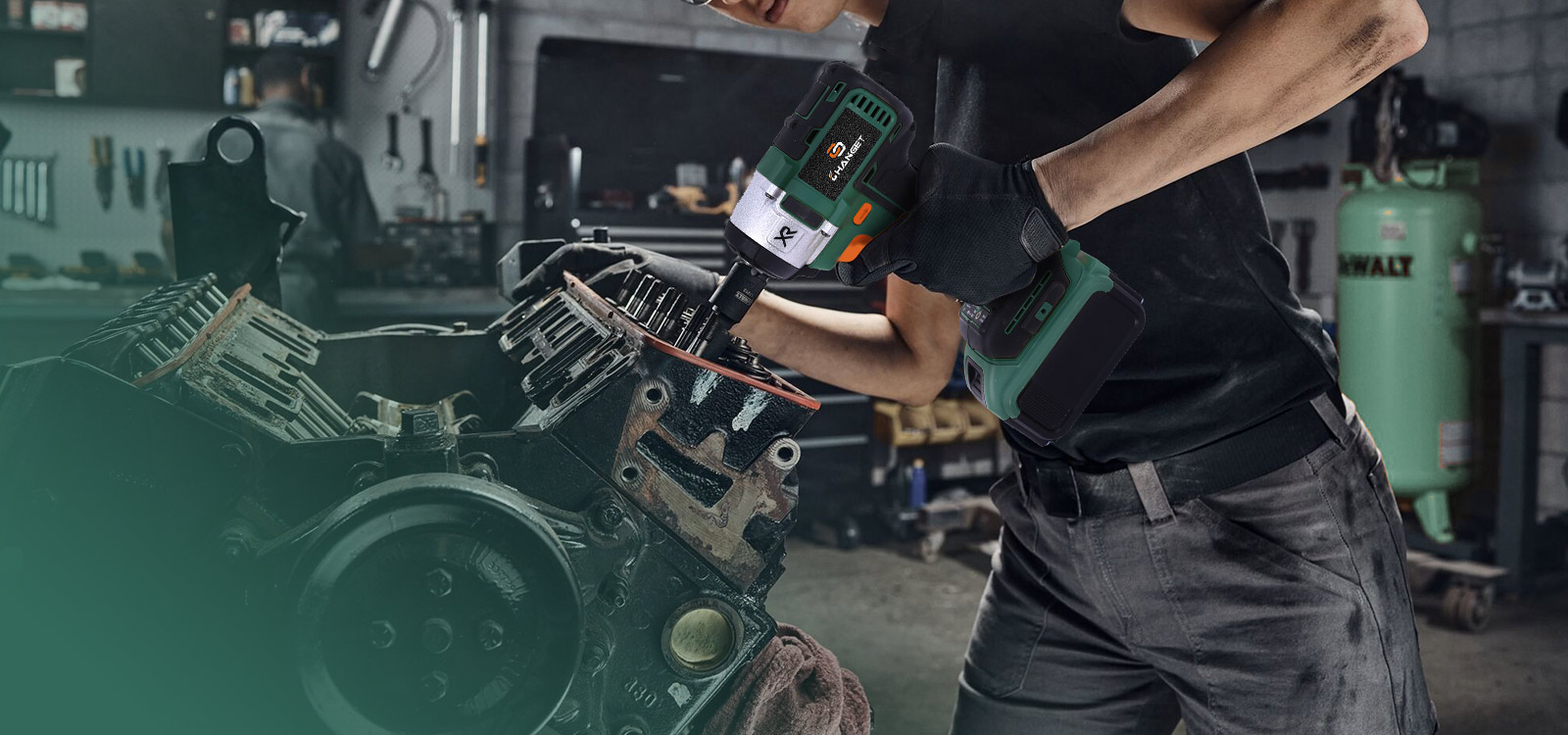 Llave de impacto inalámbrica